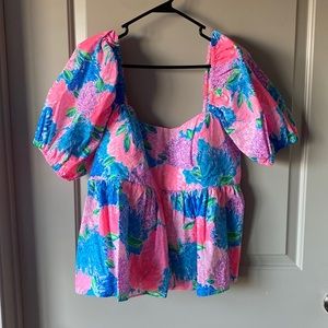 Lilly Pulitzer Kay Babydoll Top